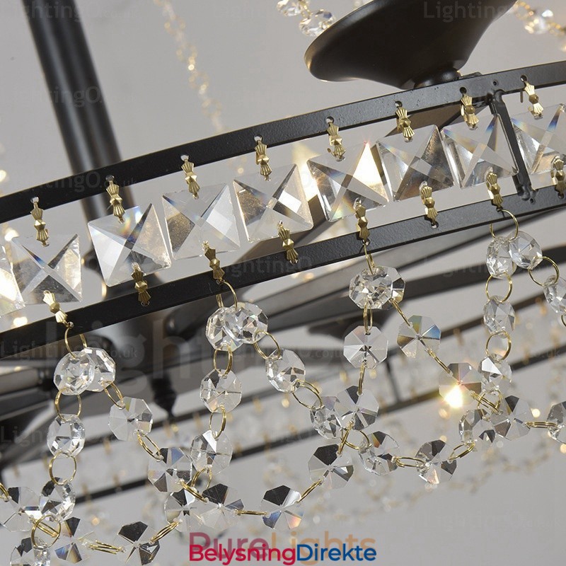 Landlig Rustik Pendellampe Med 4 Lys