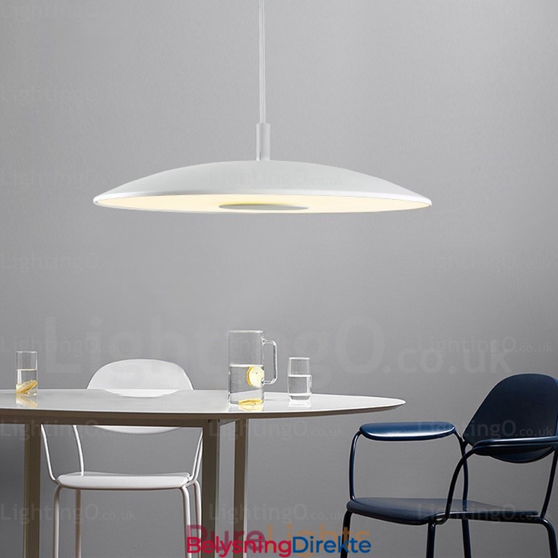 Moderne Og Samtids Pendellampe Med 1 Lys Og Glassskjerm