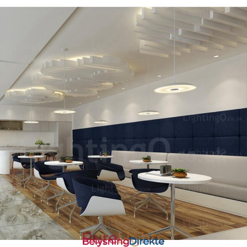 Moderne Og Samtids Pendellampe Med 1 Lys Og Glassskjerm