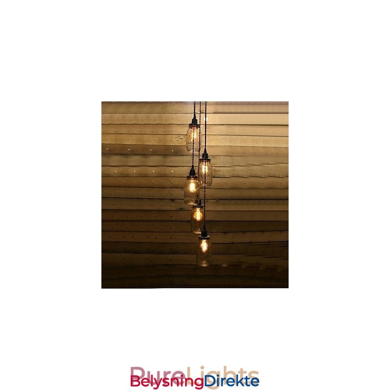 Den Nordamerikanske Landlige Stilen I Amerikansk Kunstflaskelysekrone