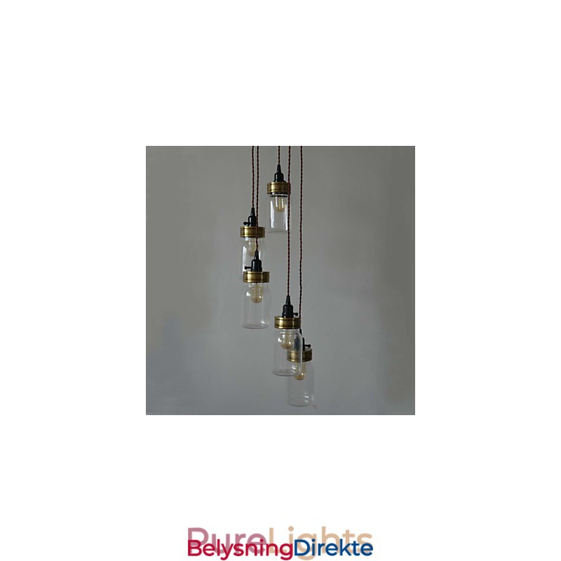 Den Nordamerikanske Landlige Stilen I Amerikansk Kunstflaskelysekrone