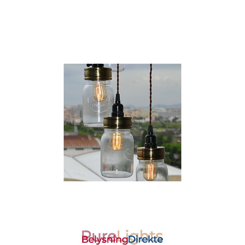 Den Nordamerikanske Landlige Stilen I Amerikansk Kunstflaskelysekrone