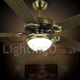 48" 52" Landlig Retro Rustikt Takvifte I Vintage-Stil