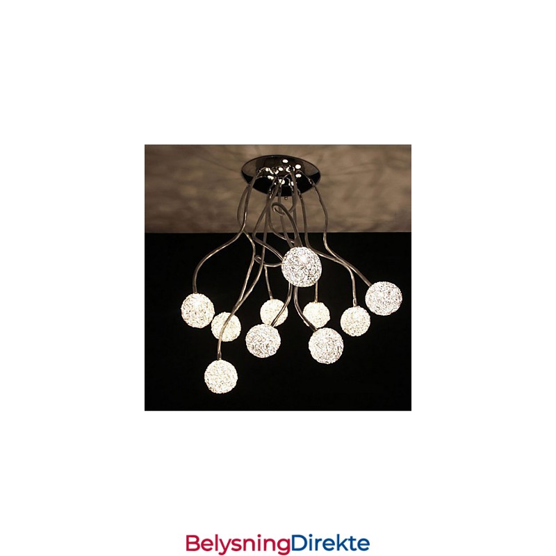 Enkel Jerntak Rund Jern Kreativ Lampe Lampe Aluminiumstrådlampe