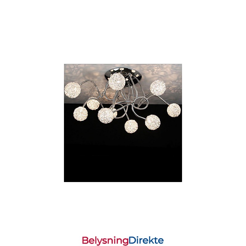 Enkel Jerntak Rund Jern Kreativ Lampe Lampe Aluminiumstrådlampe