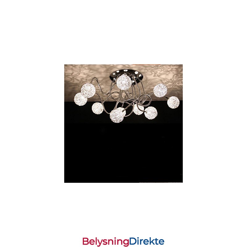 Enkel Jerntak Rund Jern Kreativ Lampe Lampe Aluminiumstrådlampe