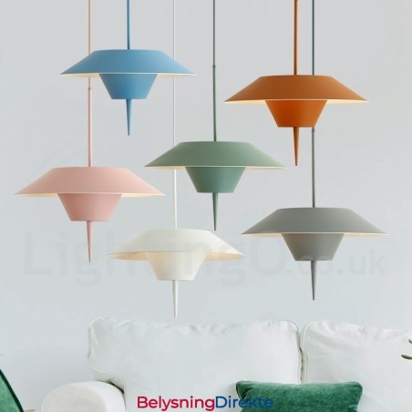 Moderne, Moderne Stålbelysning Pendellampe