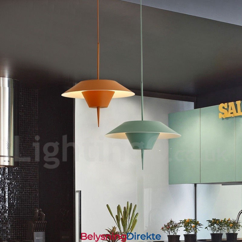 Moderne, Moderne Stålbelysning Pendellampe