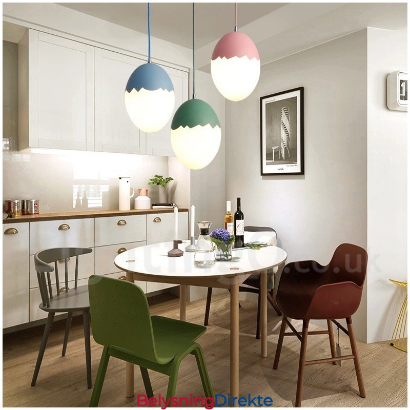 Moderne, Moderne Stålbelysning Pendellampe