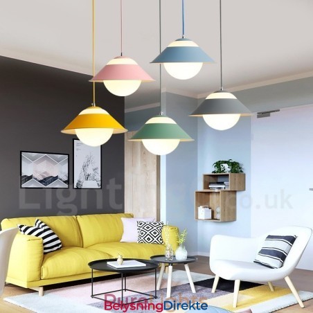 Moderne, Moderne Stålbelysning Pendellampe