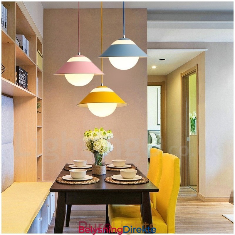 Moderne, Moderne Stålbelysning Pendellampe