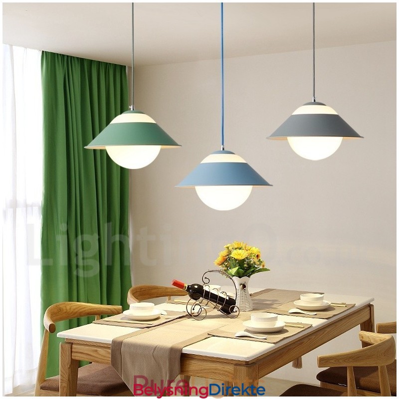 Moderne, Moderne Stålbelysning Pendellampe