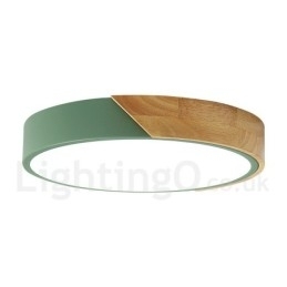 Moderne, Moderne Taklampe I Stål Og Tre