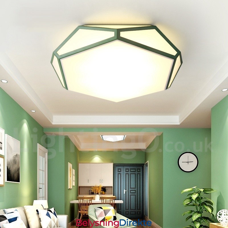 Moderne, Moderne Taklampe I Stål