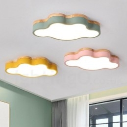 Macaron Flerfarget Moderne Samtidskunstnerisk Stål Innfelt Trelampe Taklampe