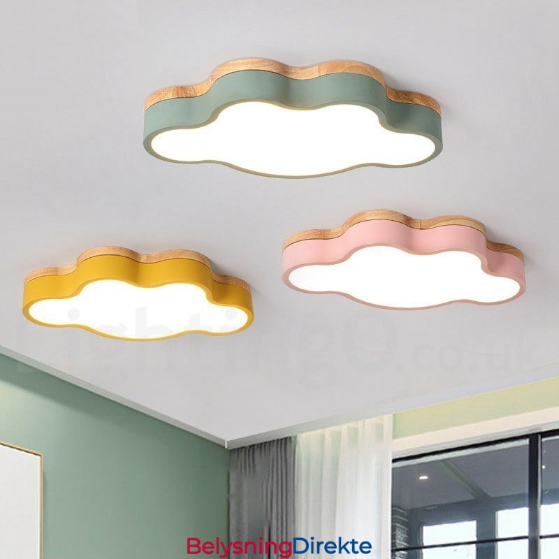 Macaron Flerfarget Moderne Samtidskunstnerisk Stål Innfelt Trelampe Taklampe
