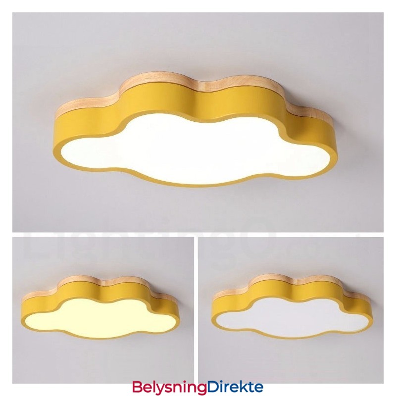 Macaron Flerfarget Moderne Samtidskunstnerisk Stål Innfelt Trelampe Taklampe