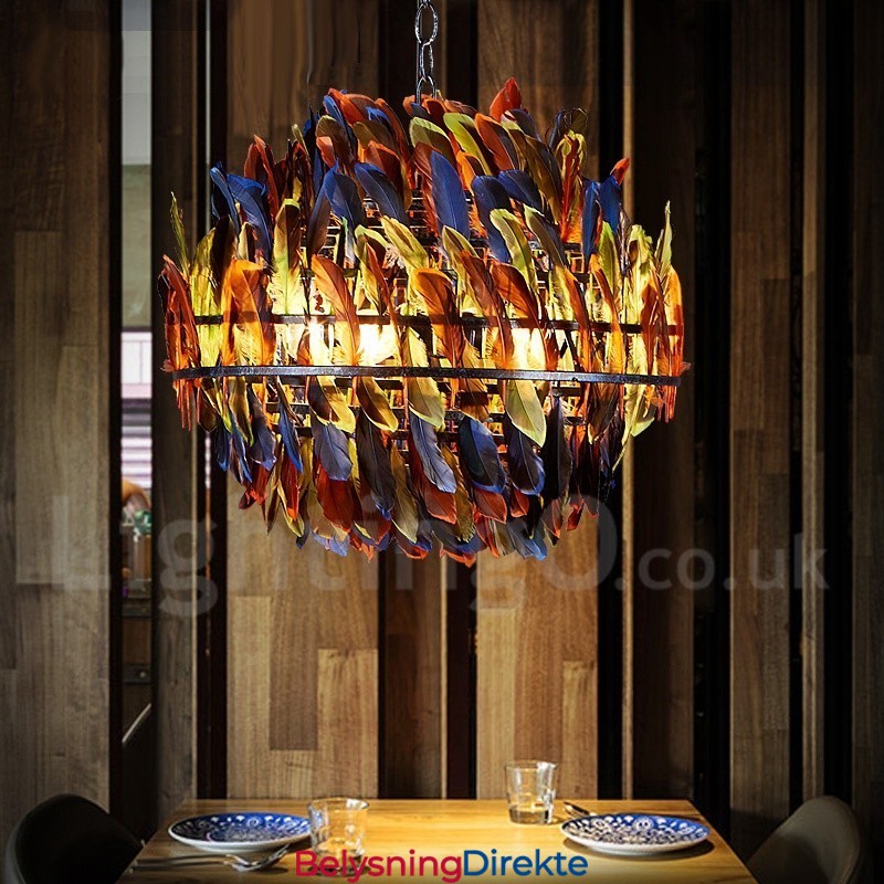 Retro Stålbelysningsbutikk Pendellysekrone