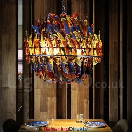 Retro Stålbelysningsbutikk Pendellysekrone