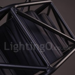 Industriell Stil Stålbelysning Butikk Pendellysekrone