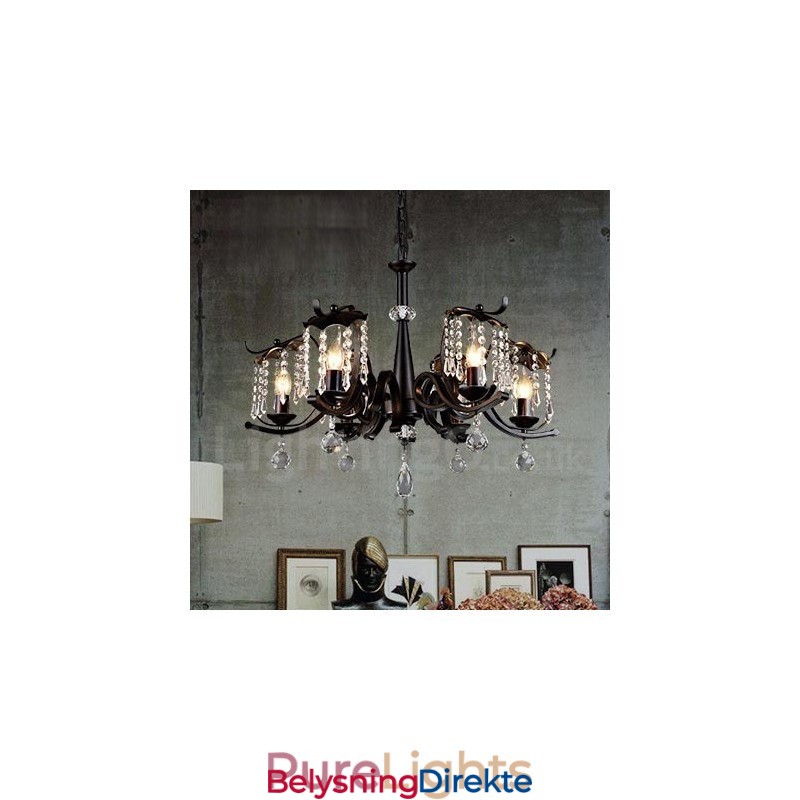 Industriell Stil Stålbelysning Butikk Pendellysekrone