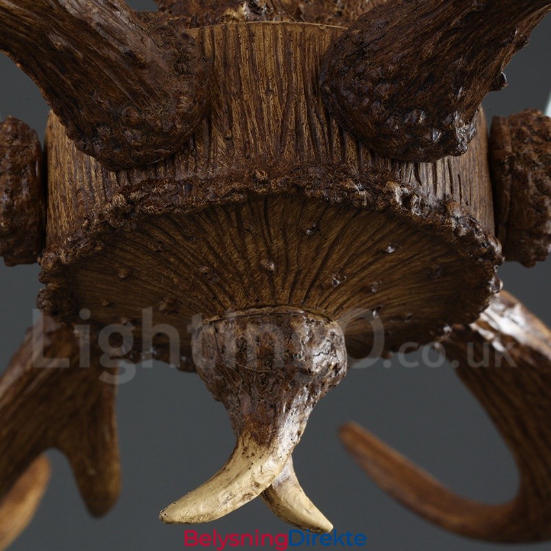 Industriell Stil Harpiks Belysning Butikk Anheng Lysekrone Lys