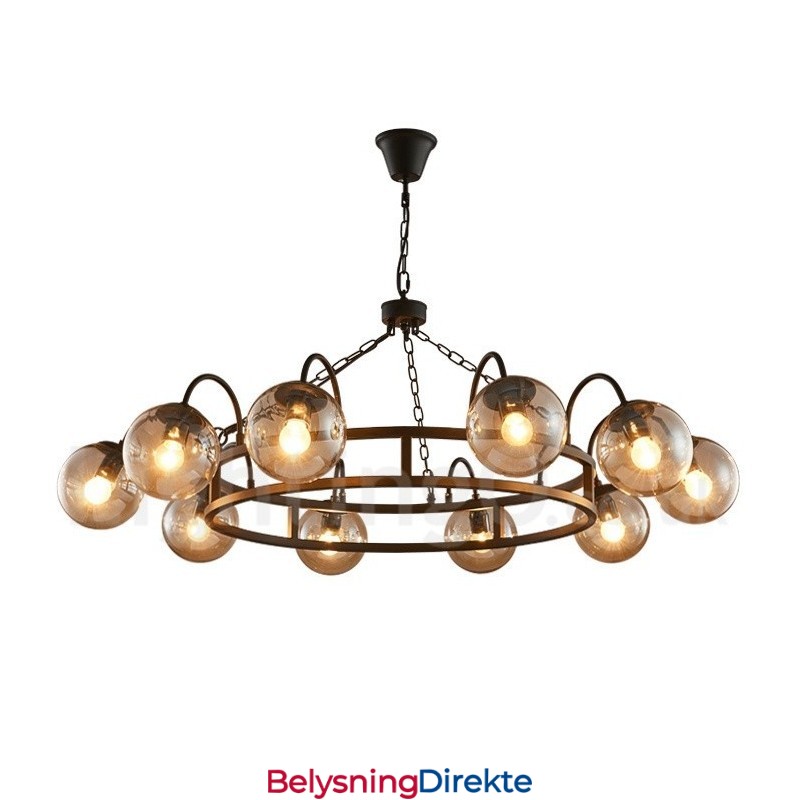 Industriell Stil Stålbelysning Butikk Pendellysekrone