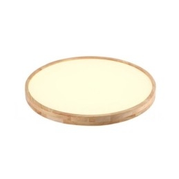 Ultratynn Rund Taklampe I Tre, Taklampe I Massivt Tre I Akryl, Nordic Lights