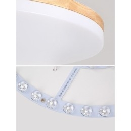 Nordisk Rund Taklampe Enkel Moderne Lampe I Heltre Ultratynn Taklampe