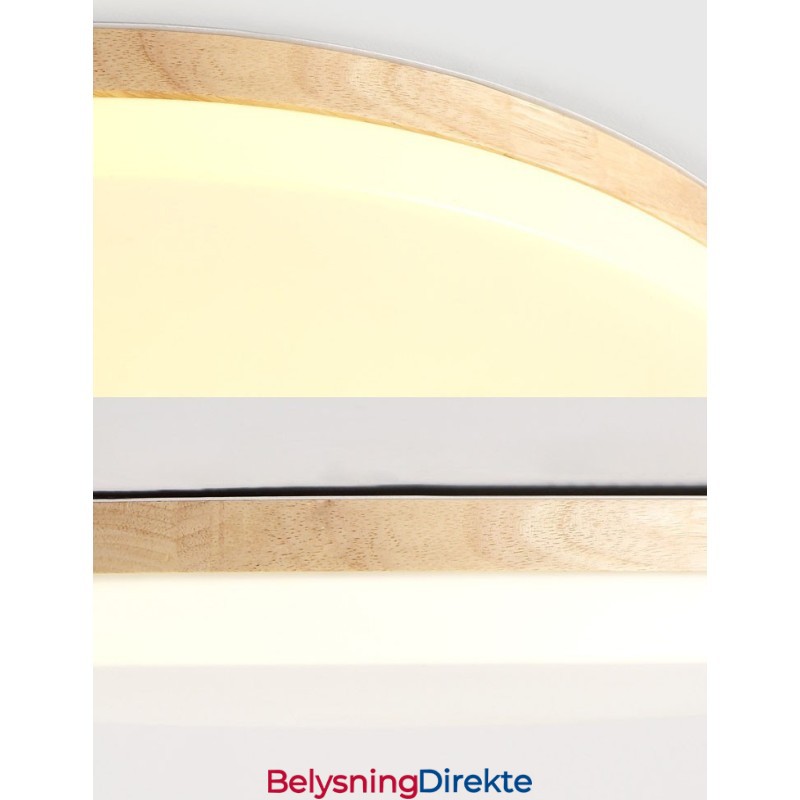 Nordisk Rund Taklampe Enkel Moderne Lampe I Heltre Ultratynn Taklampe