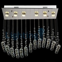 Moderne, Samtidskrone, Innfelt Anheng, Krystallregndråpelys