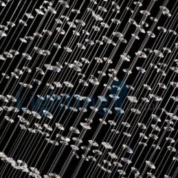 Moderne, Samtidskrone, Innfelt Anheng, Krystallregndråpelys