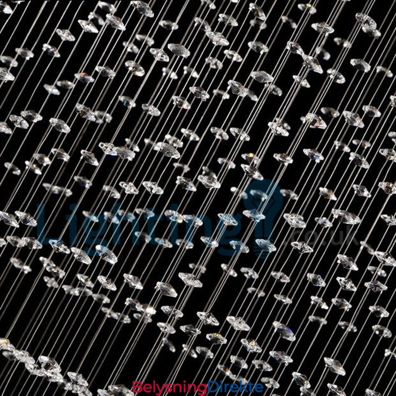 Moderne, Samtidskrone, Innfelt Anheng, Krystallregndråpelys