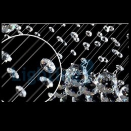 Moderne, Samtidskrone, Innfelt Anheng, Krystallregndråpelys