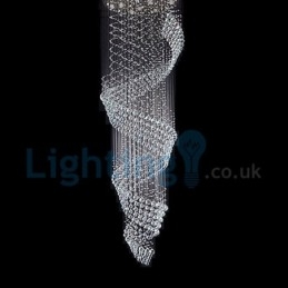 Moderne, Samtidskrone, Innfelt Anheng, Krystallregndråpelys