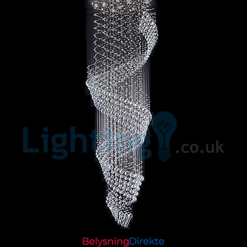 Moderne, Samtidskrone, Innfelt Anheng, Krystallregndråpelys