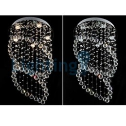 Moderne, Samtidskrone, Innfelt Anheng, Krystallregndråpelys