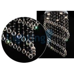 Moderne, Samtidskrone, Innfelt Anheng, Krystallregndråpelys