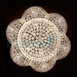 Moderne, Samtidskrone, Innfelt Anheng, Krystallregndråpelys