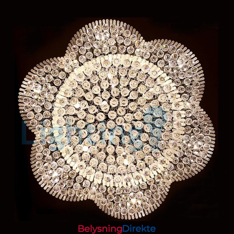 Moderne, Samtidskrone, Innfelt Anheng, Krystallregndråpelys