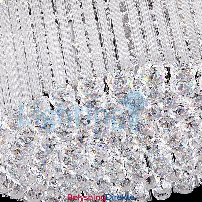 Moderne, Samtidskrone, Innfelt Anheng, Krystallregndråpelys