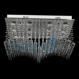 Moderne, Samtidskrone, Innfelt Anheng, Krystallregndråpelys
