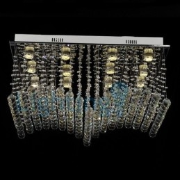 Moderne, Samtidskrone, Innfelt Anheng, Krystallregndråpelys