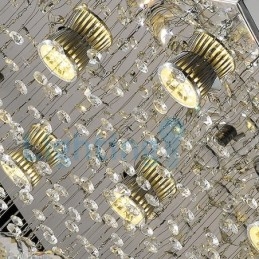 Moderne, Samtidskrone, Innfelt Anheng, Krystallregndråpelys