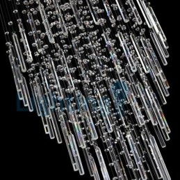 Moderne, Samtidskrone, Innfelt Anheng, Krystallregndråpelys