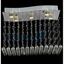 Moderne, Samtidskrone, Innfelt Anheng, Krystallregndråpelys