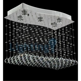 Moderne, Samtidskrone, Innfelt Anheng, Krystallregndråpelys