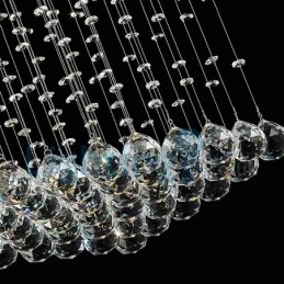 Moderne, Samtidskrone, Innfelt Anheng, Krystallregndråpelys