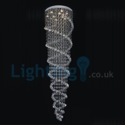 Moderne, Samtidskrone, Innfelt Anheng, Krystallregndråpelys