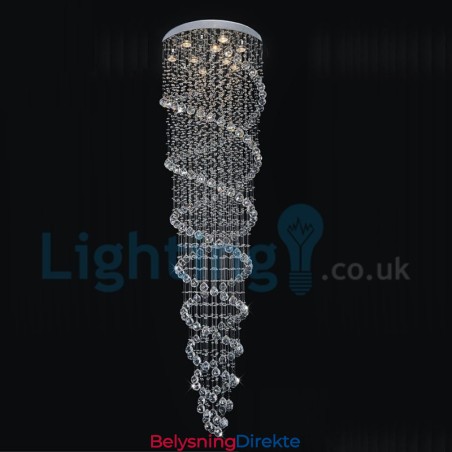 Moderne, Samtidskrone, Innfelt Anheng, Krystallregndråpelys